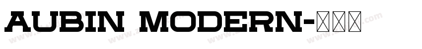 Aubin Modern字体转换